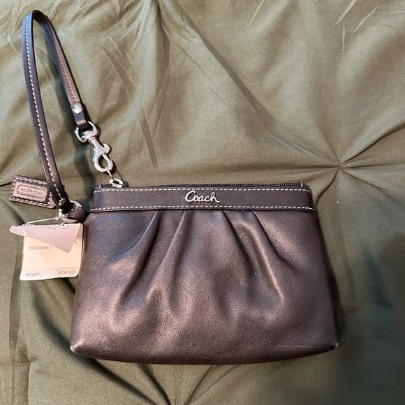Coach Black Wristlet - Picture 1 of 5